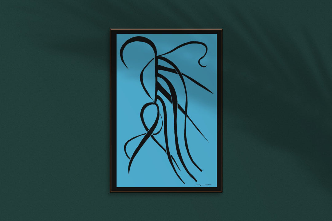 Abstract Wall Art - kthat Color Fill With Black Borders by Cyril Caesar. at Miami Abstract Inc.