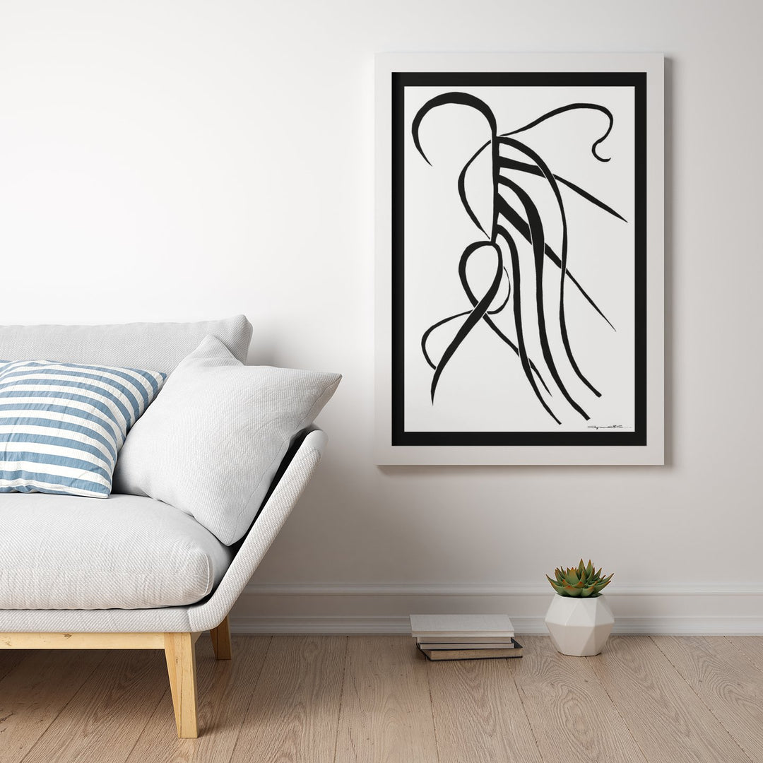 Abstract Wall Art - kthat Color Fill With Black Borders by Cyril Caesar. at Miami Abstract Inc.