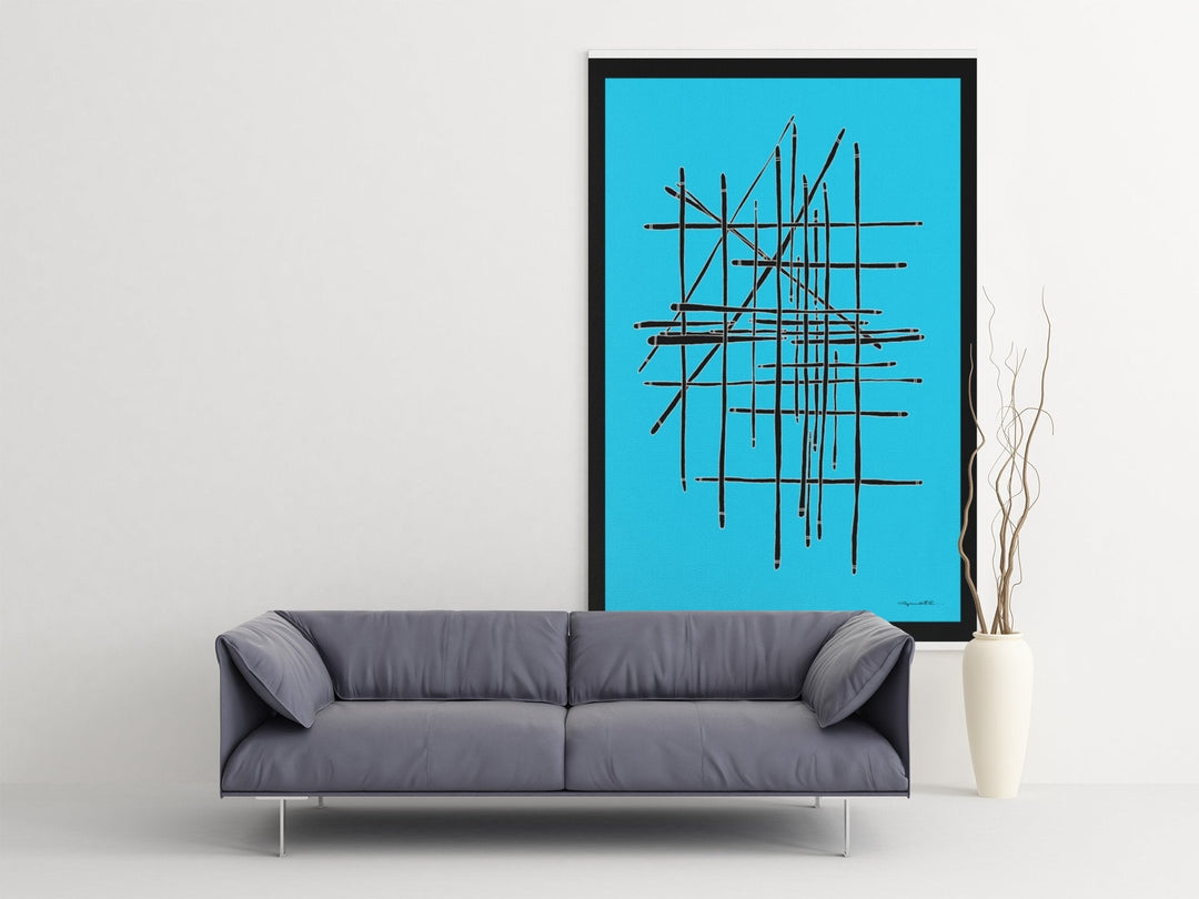 Abstract Wall Art - Nfear Full Color at Miami Abstract Inc.